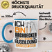 Dachdecker Ausbildung Tasse Geschenk Ich Bin Dachdecker In Der Ausbildung Ich Darf Das Geschenkidee Spruch Blau Trendation