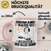 Drum-and-Bass-DJ Tasse Geschenk für Drum-and-Bass-DJ Der Mann Der Alles Kann Geschenkidee zum Geburtstag Rosa Trendation