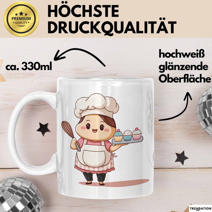 Bäcker Tasse Geschenk Lustige Geschenkidee Spruch Für Gebäck Liebhaber Weiß Trendation