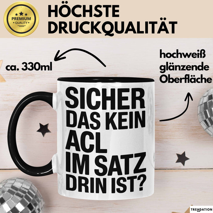 Lateinlehrer Unterricht Tasse Geschenk Lustige Geschenkidee Spruch Sicher Das Kein Aci Im Satz Drin Ist Trendation
