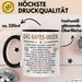 Kaffeeliebhaber Tasse Geschenk Lustige Geschenkidee Spruch Das Kaffee Unser Schwarz Trendation