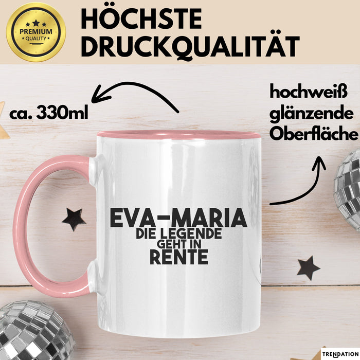 Eva-Maria Tasse Eva-Maria – Die Legende Geht In Rente Geschenk