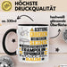 Trampolinspringer Geschenk Tasse Lustiger Spruch Erheben Sie Sich Der Trampolinspringer Betritt den Raum Schwarz Trendation