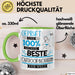 Beste Outdoor-Bloggerin Der Welt Tasse Geschenk für Eine Outdoor-Bloggerin Geprüft Und Sicher Geschenkidee Geburtstag Weihnachten Grün Trendation