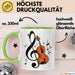 Geiger Tasse Geschenkidee für Liebhaber von Streichmusik Grün Trendation