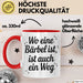 Bärbel Tasse Geschenk Wo Eine Bärbel Ist Ist Auch Ein Weg Geschenkidee Becher mit Name Rot Trendation