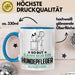 Hundepfleger Geschenk Tasse So Gut Kann Nur Ein Hundepfleger Aussehen Geschenkidee Kaffee-Becher Blau Trendation