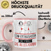 EDM-Enthusiastin Geschenk Tasse Becher Die Frau Die Allen Kann Geschenkidee für eine EDM-Enthusiastin Lustig Rosa Trendation
