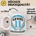 11. Geburtstag Gamer Tasse Geschenk Level 11 Freigeschaltet Weiß Trendation