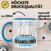 Gesangslehrer Geschenk Tasse So Gut Kann Nur Ein Gesangslehrer Aussehen Geschenkidee Kaffee-Becher Blau Trendation