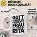 Rita Tasse Geschenk Gott Formte Die Perfekte Frau Rita Geschenkidee Weiß Trendation