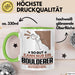 Boulderer Geschenk Tasse So Gut Kann Nur Ein Boulderer Aussehen Geschenkidee Kaffee-Becher Grün Trendation