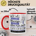 Outdoor-Köchin Tasse Geschenk Spruch Wer Will Schon Prinzessin Sein Wenn Man Auch Outdoor-Köchin Sein Kann Rot Trendation