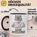 Sarkastische Kaninchen Hase Tasse Geschenk Lustige Geschenkidee Spruch Hasi Müde Hasi Schlafen Schwarz Trendation