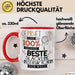 Beste Slackline-Instruktorin Der Welt Tasse Geschenk für Eine Slackline-Instruktorin Geprüft Und Sicher Geschenkidee Geburtstag Weihnachten Rot Trendation