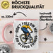 Mountainbike Tasse Geschenk für Mountainbiker Männer Geschenkidee MTB Mountainbike Berge MTB Don't Follow Me I Do Stupid Things Kaffee-Becher Rosa Trendation