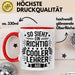 Lehrer Unterricht Wertschätzung Tasse Geschenk Lustige Geschenkidee Spruch So Sieht Ein Richtig Cooler Lehrer Aus Rot Trendation