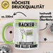 Bäcker Tasse Geschenk für Bäcker Der Mann Der Alles Kann Geschenkidee zum Geburtstag Grün Trendation