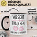 Hundeliebhaber Tasse Geschenk Lustiger Spruch Vorsicht Vor Dem Frauchen Schwarz Trendation