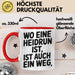 Heidrun Tasse Geschenk Wo Eine Heidrun Ist Ist Auch Ein Weg Geschenkidee Becher mit Name Rot Trendation