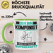 Komponist Tasse Geschenk für Komponist Geburtstag Lustiger Spruch Kaffee-Becher Was Ist Deine Superkraft Grün Trendation