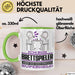 Brettspieler Geschenk Tasse Ich Bin Brettspieler Aber Sag Doch Einfach Superheld Lustige Geschenkdiee für Brettspieler Kaffee-Becher Grün Trendation