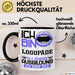Logopäde Ausbildung Tasse Geschenk Ich Bin Logopäde In Der Ausbildung Ich Darf Das Geschenkidee Spruch Schwarz Trendation