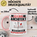 Architekt Tasse Geschenk für Architekt Geburtstag Lustiger Spruch Kaffee-Becher Was Ist Deine Superkraft Rosa Trendation
