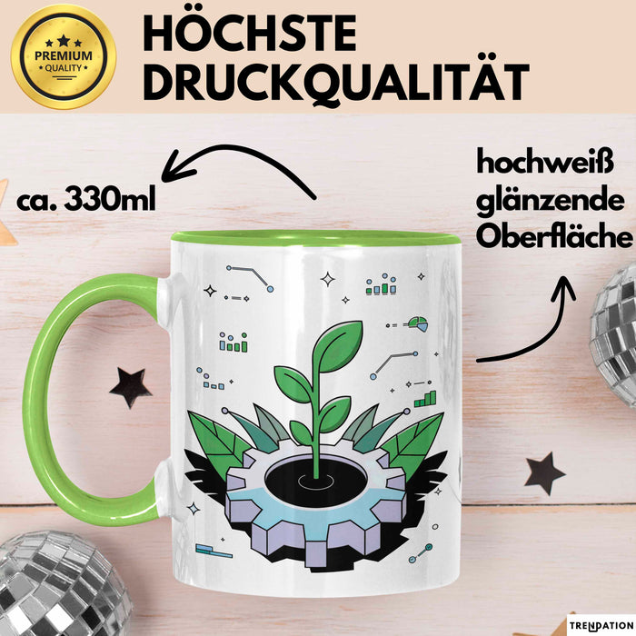 Nachhaltigkeits Berater Tasse Geschenk Lustige Geschenkidee Spruch Für Grüne Berater Grün Trendation