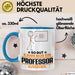Professor Geschenk Tasse So Gut Kann Nur Ein Professor Aussehen Geschenkidee Kaffee-Becher Blau Trendation