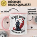 Sensenmann Tasse Geschenk Lustige Geschenkidee Spruch So Viele Idioten Und Nur Eine Sense Rosa Trendation