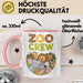 Zoo Tiere Liebhaber Tasse Geschenk Lustige Geschenkidee Spruch Zoo Crew Rosa Trendation