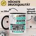 Kung-Fu-Meister Geschenk Tasse Lustiger Spruch Erheben Sie Sich Der Kung-Fu-Meister Betritt den Raum Schwarz Trendation
