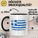 Griechenland Tasse Geschenk Grieche Flagge Kaffee-Becher Trendation
