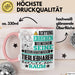 Tierliebhaber Geschenk Tasse Lustiger Spruch Erheben Sie Sich Der Tierliebhaber Betritt den Raum Rosa Trendation