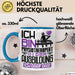 Physiotherapeut Ausbildung Tasse Geschenk Ich Bin Physiotherapeut In Der Ausbildung Ich Darf Das Geschenkidee Spruch Blau Trendation