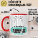 Kung-Fu-Meister Geschenk Tasse So Gut Kann Nur Ein Kung-Fu-Meister Aussehen Geschenkidee Kaffee-Becher Rot Trendation
