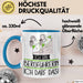 Geschenk für Bergführerin Tasse Lustige Geschenkidee Geburtstag Ich Bin Bergführerin Ich Darf Das Blau Trendation