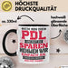 PDL Tasse Geschenk Lustiger Spruch Pflegeleitung Humorvolle Geschenkidee Schwarz Trendation
