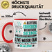 Live-Musik-Fan Geschenk Tasse Lustiger Spruch Erheben Sie Sich Der Live-Musik-Fan Betritt den Raum Rot Trendation