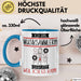Musiksammlerin Tasse Geschenk Ich Bin Musiksammlerin Warum Weil Ich Es Kann Geschenkidee Geburtstag Blau Trendation