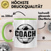 Fußballtrainer Fußballmannschaft Tasse Geschenk Lustige Geschenkidee Spruch Football Trainer Grün Trendation