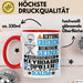 Keyboard-Spieler Geschenk Tasse Lustiger Spruch Erheben Sie Sich Der Keyboard-Spieler Betritt den Raum Rot Trendation