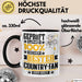 Country-Fan Geschenk Lustiger Spruch für Country-Fan Geschenkidee Bester Country-Fan Der Welt Schwarz Trendation