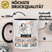 Geschenk für Tonstudio-Besitzerin Tasse Lustige Geschenkidee Geburtstag Ich Bin Tonstudio-Besitzerin Ich Darf Das Trendation
