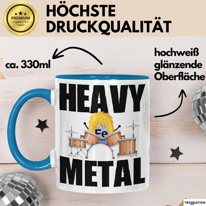 Chemiker Tasse Geschenk Punk Rock Spruch Geschenkidee Wissenschaftler Blau Trendation