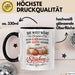 Stricken Tasse Geschenk Welt Waere Besser Wenn Garn Kostenlos Geschenkidee Schwarz Trendation