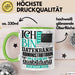 Datenbankadministratorin Ausbildung Start Geschenk Tasse Ich Bin Datenbankadministratorin In Der Ausbildung Ich Darf Das Kaffee-Becher Geschenkidee Grün Trendation