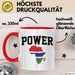 Afrika Tasse Geschenk Schwarz Afrikanischen Power Gambia Map Becher Rot Trendation