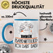 Geschenk für Bandmitglied Tasse Lustige Geschenkidee Geburtstag Ich Bin Bandmitglied Ich Darf Das Blau Trendation